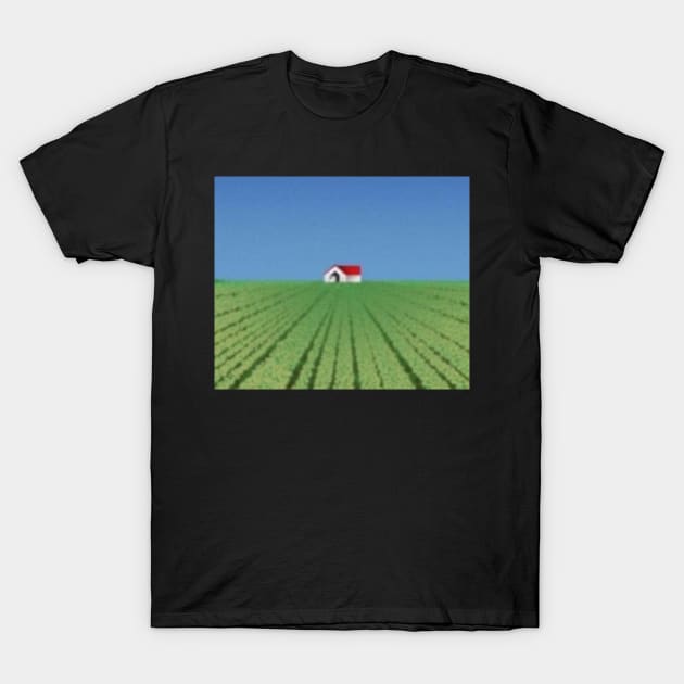 Dreamcore house and bakcground design - Dreamcore, weircore aesthetic T-Shirt by Random Generic Shirts